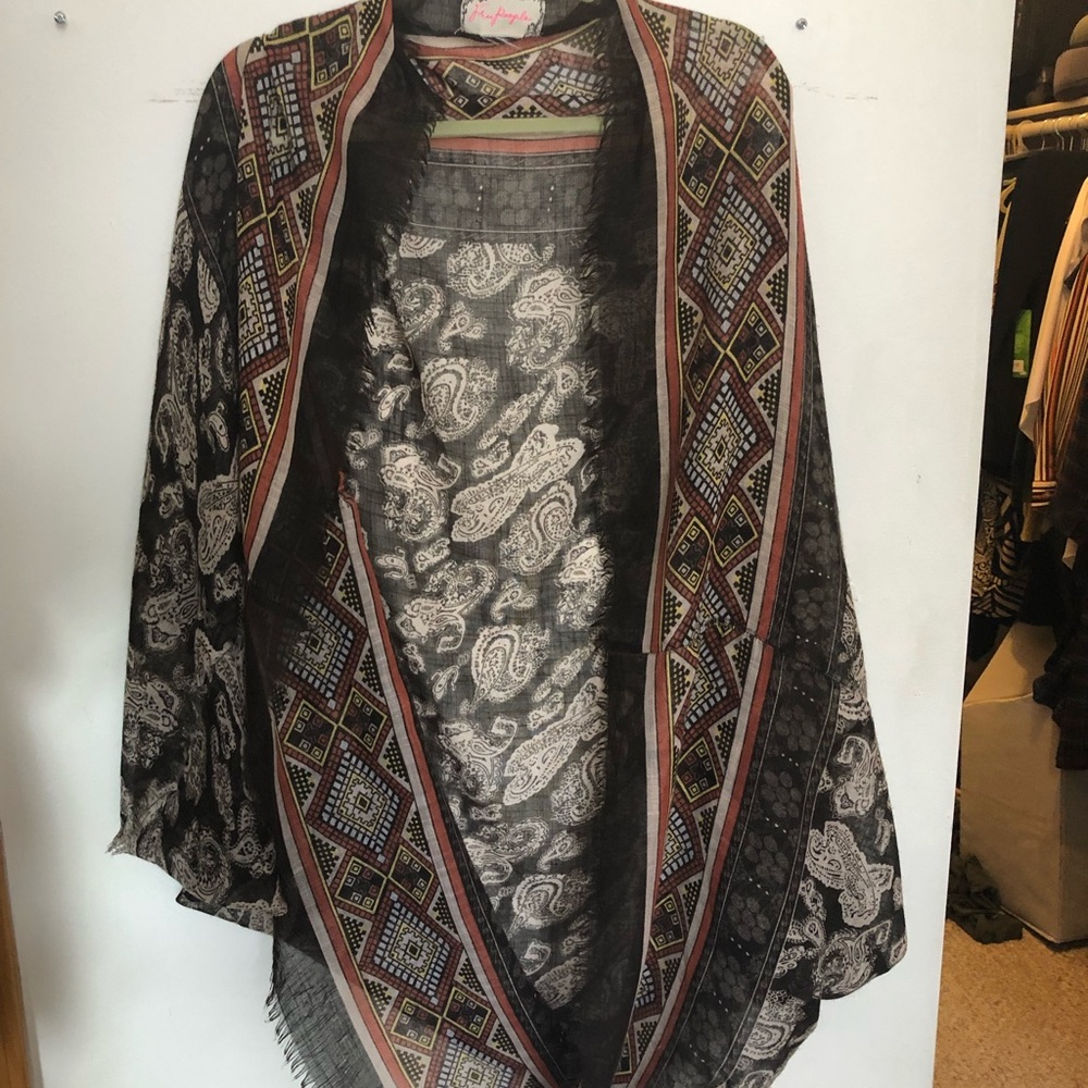 Free People Scarf Kimono